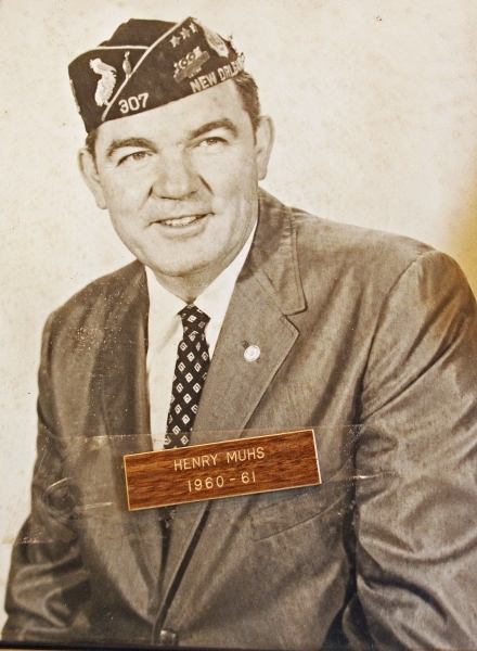 Henry Muhs Post Commander 1960-1961