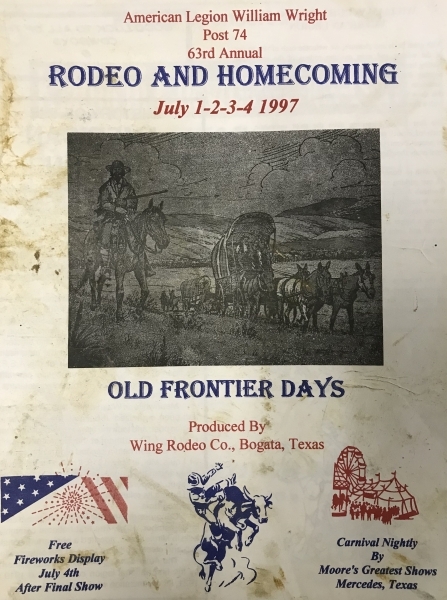 The 63rd American Legion William Wright Post 74 1st-4th July Rodeo