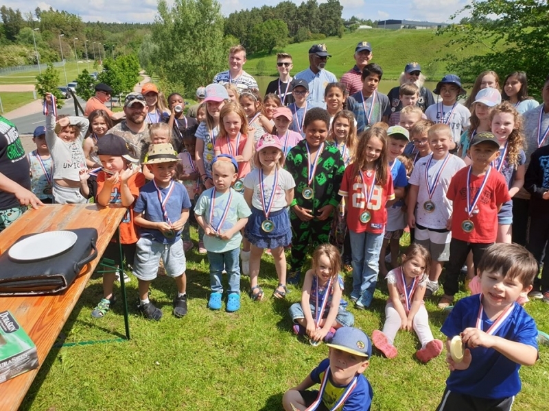 Post 1982 Cohosts Youth Fishing Day 