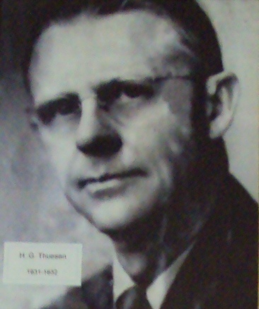 17th American Legion Post 129 Commander H. G. Thuesen 1931-32