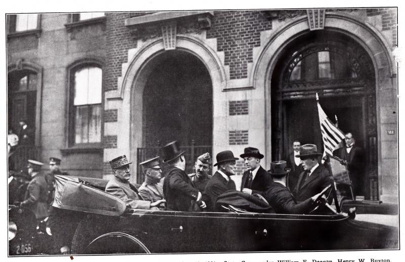 Marshal Foch Visits New York