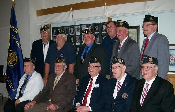 Past Commanders honored at Naperville American Legion Post 43 Dinner/Social April 17 2010