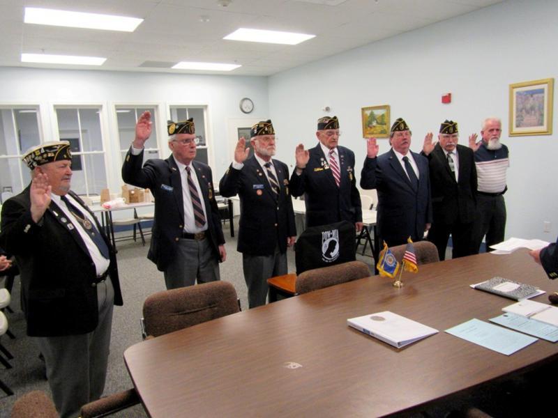 Coffey Post Hosts Officer Installation