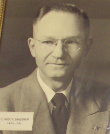 37th American Legion Post 129 Commander Claude Bradshaw 1950-51