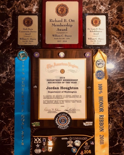 Department Convention - Post Awards for Community Service, Membership, and Rehabilitation
