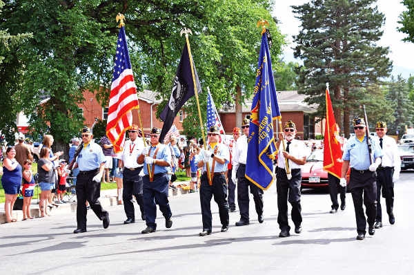 Color Guard 4th Of July Parade, Salida CO.