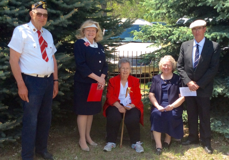 Dignitaries presenting Memorial Day Services 2017