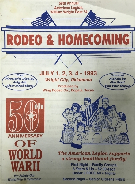 The 59th American Legion William Wright Post 74 1st-4th July Rodeo