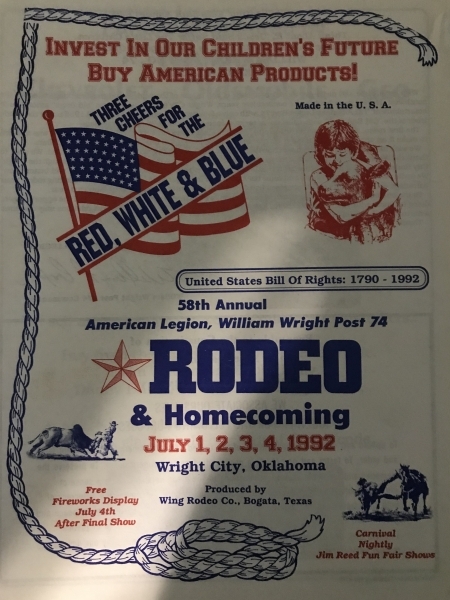The 58th American Legion William Wright Post 74 1st-4th July Rodeo