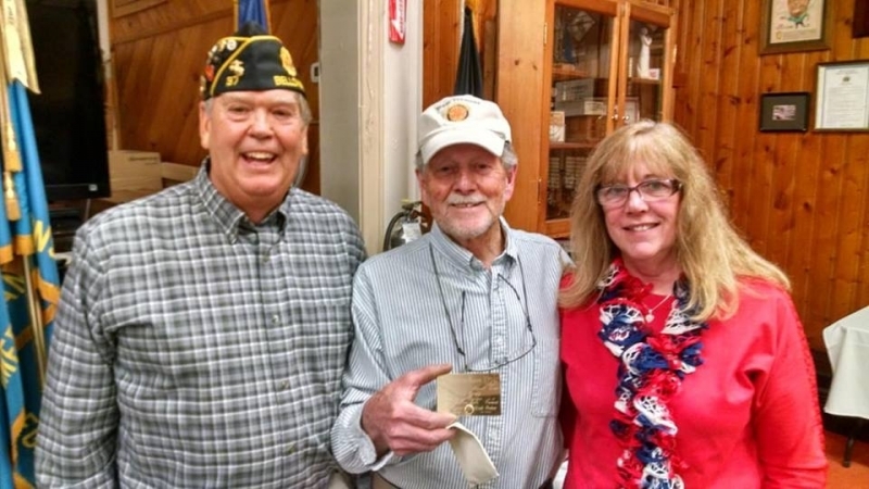 Gerald Baraby Jr. receives Gold Card and Honorary Life Membership