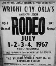  The 33rd American Legion William Wright Post 74 1st-4th July Rodeo