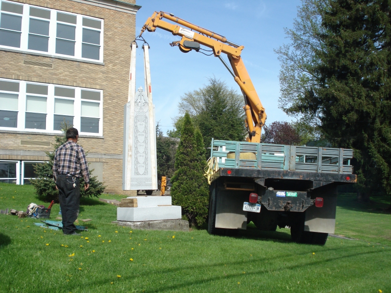 Relocation of Original Veterans Monument 