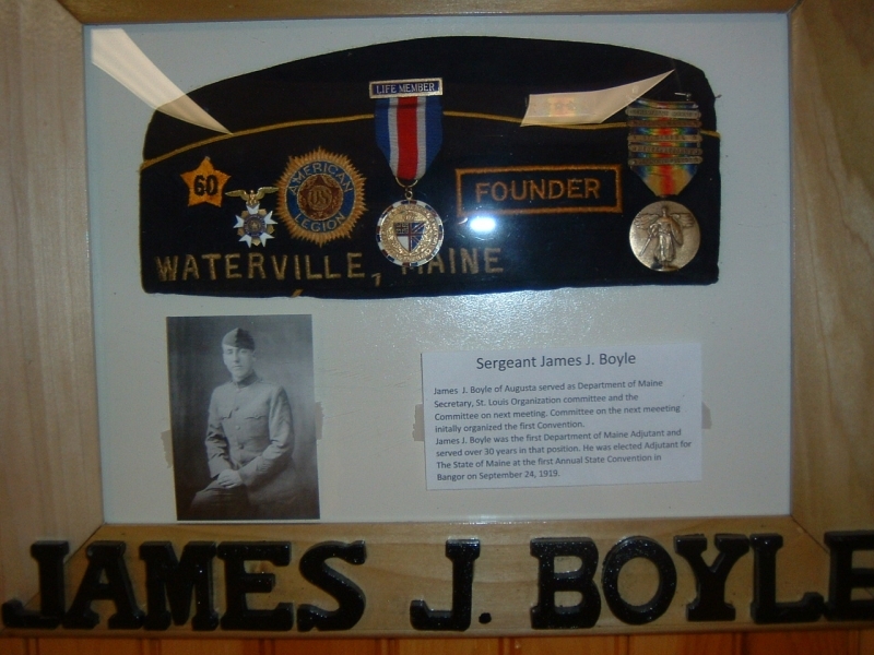 James Boyle, Founder and 1st adjutant for the State Of Maine