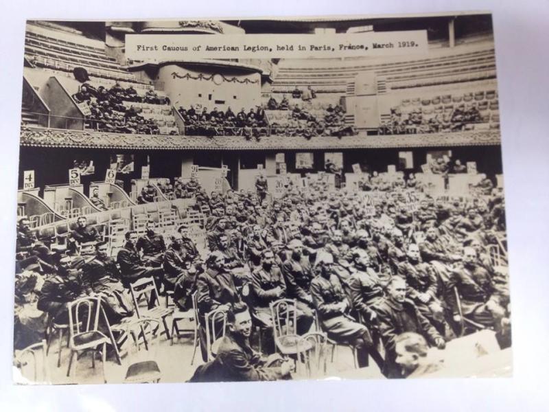 First Caucus of The American Legion, Paris, France. 1919.