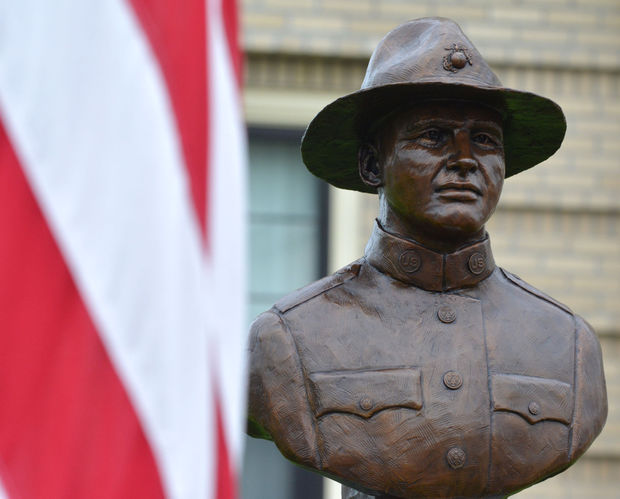 Schuyler Post Namesake Honored with Bronze Statue