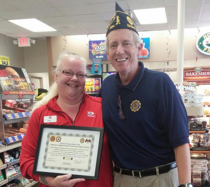 Post 594 recognizes Holiday Station Store staff