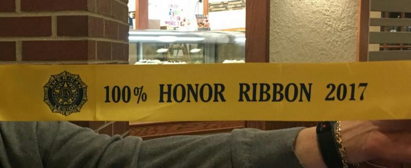 Post 594 Awarded Honor Ribbon
