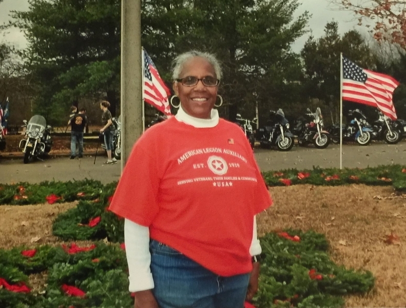 Sharon Olden at Wreaths Across America