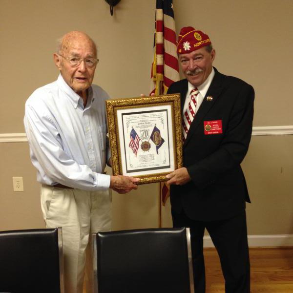 Three honored for support of American Legion