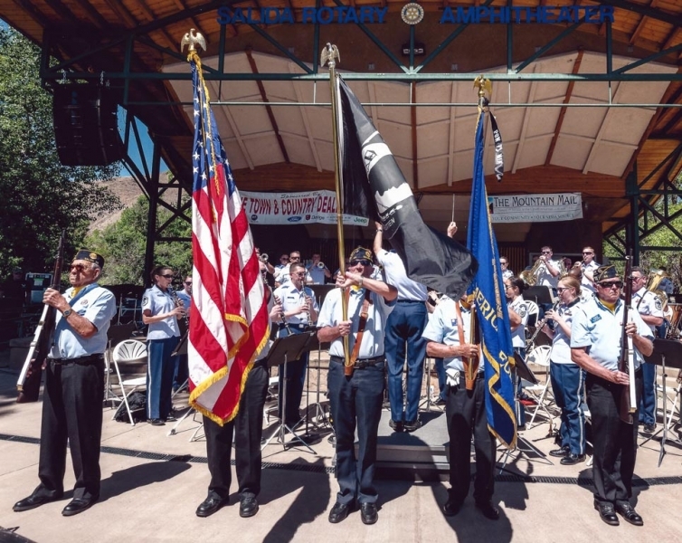 Color Guard for The Air Force Acadamy Band