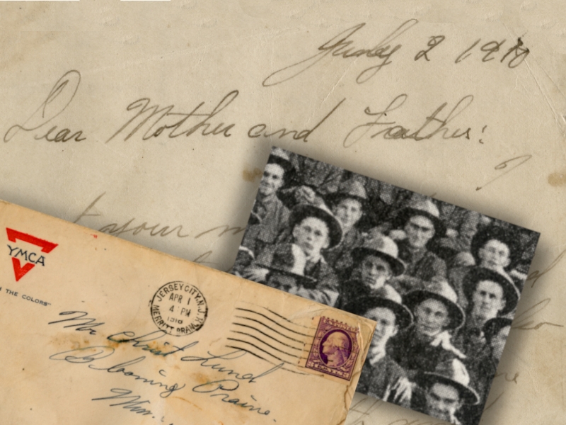 Otto Lund’s Letter Home: “I am Just a Soldier Fighting in the Trenches All the Time.”