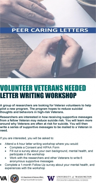 Peer Caring Letters - Veteran Letter Writing Workshop