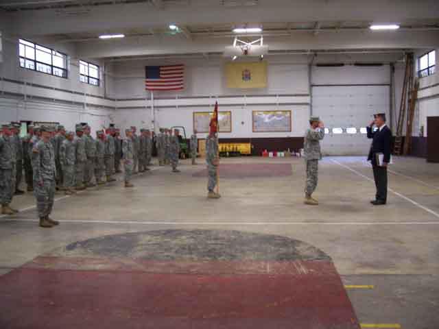 Post 331 Honors 253d Trans Co for Service in Iraq