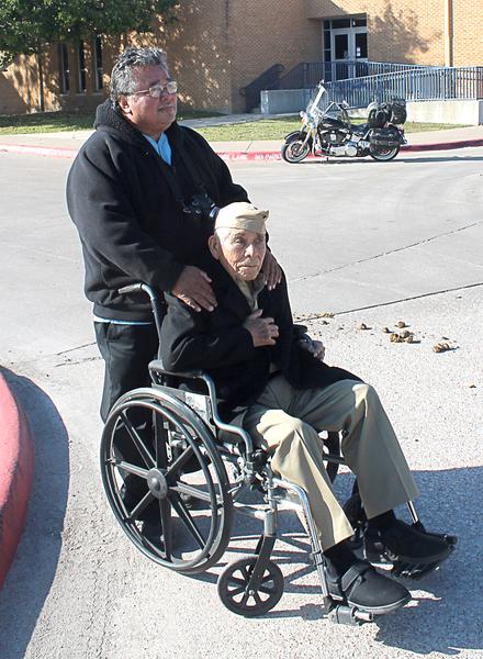 Rosalio Rodriguez, a 97-year-old World War II veteran
