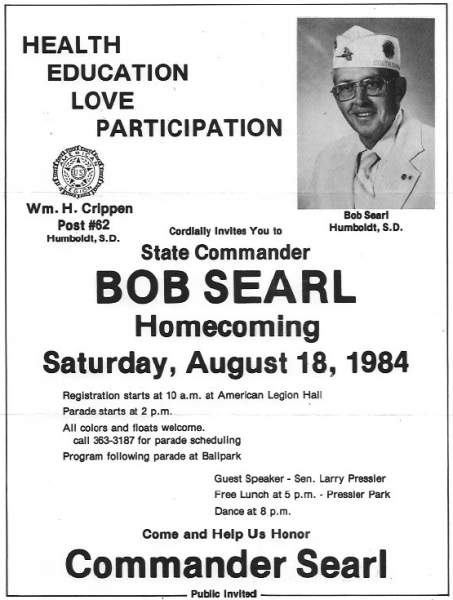 Bob Searl from Post 62 becomes State Commander