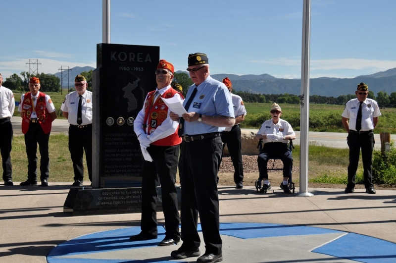 Dedication Of Chaffee County Veterans Memorial Park