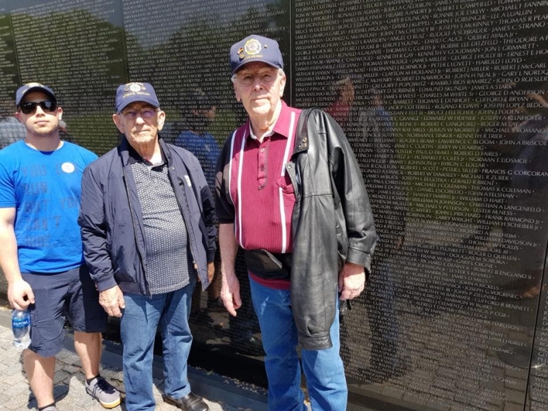 Post 1982 Members Vist Vietnam Wall Memorial