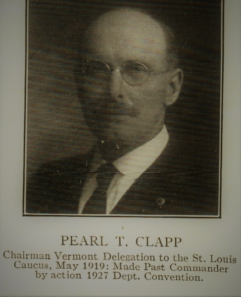 Pearl Trevor Clapp By Action of Delegation made Past Department Commander