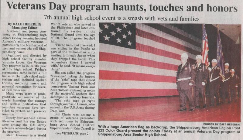 2012 pennsylvania american legion 77th annual essay contest picture