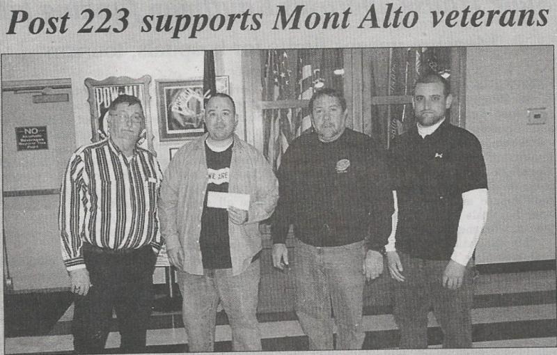 Mont Alto Veterans Memorial The American Legion Centennial Celebration