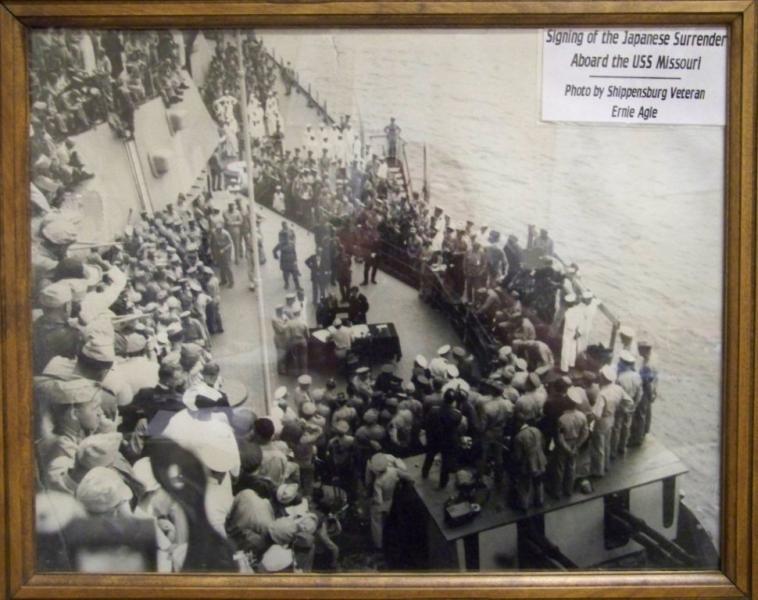 Japan Surrenders on the Uss Missouri