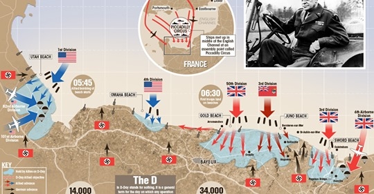 A Dday situation map | The American Legion Centennial Celebration