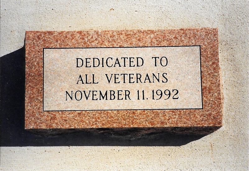 Veterans Day Celebration, Recognition, and Dedication 1992
