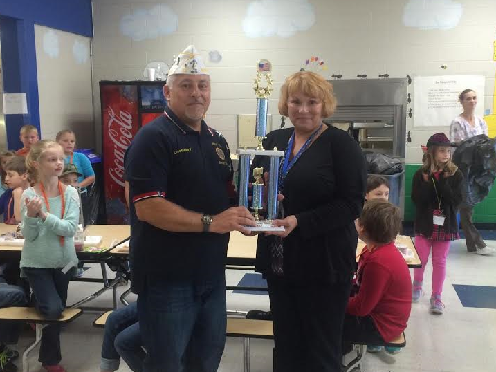 November 11, 2016. Spirit Award Presented to North Stewart Elementary