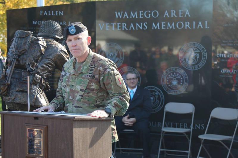 Wamego American Legion post 172 Memorial Dedication