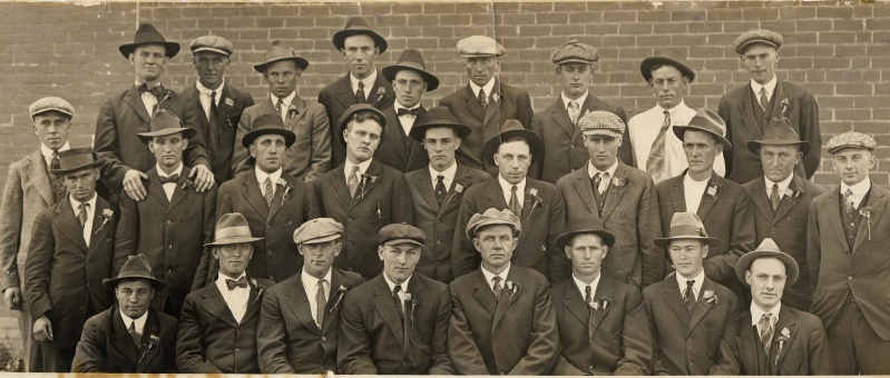 Gretna Boys Heading to Camp Funston, 1917