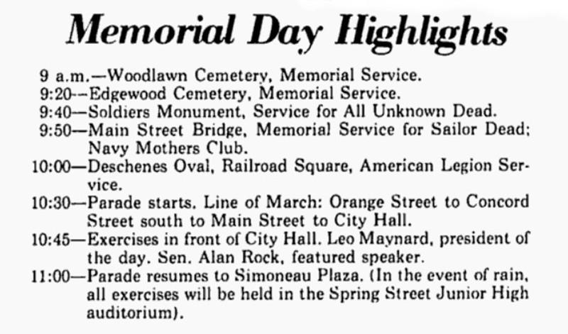 Nashua Memorial Day Parade 1976