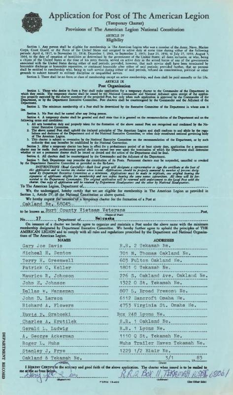 1983 Charter