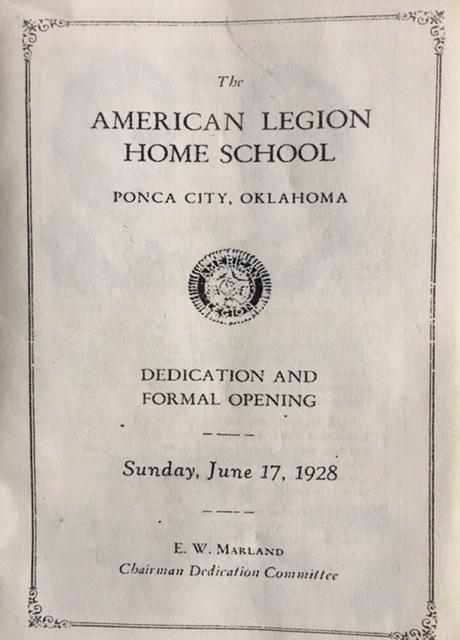 The American Legion Home School, Ponca City, Oklahoma
