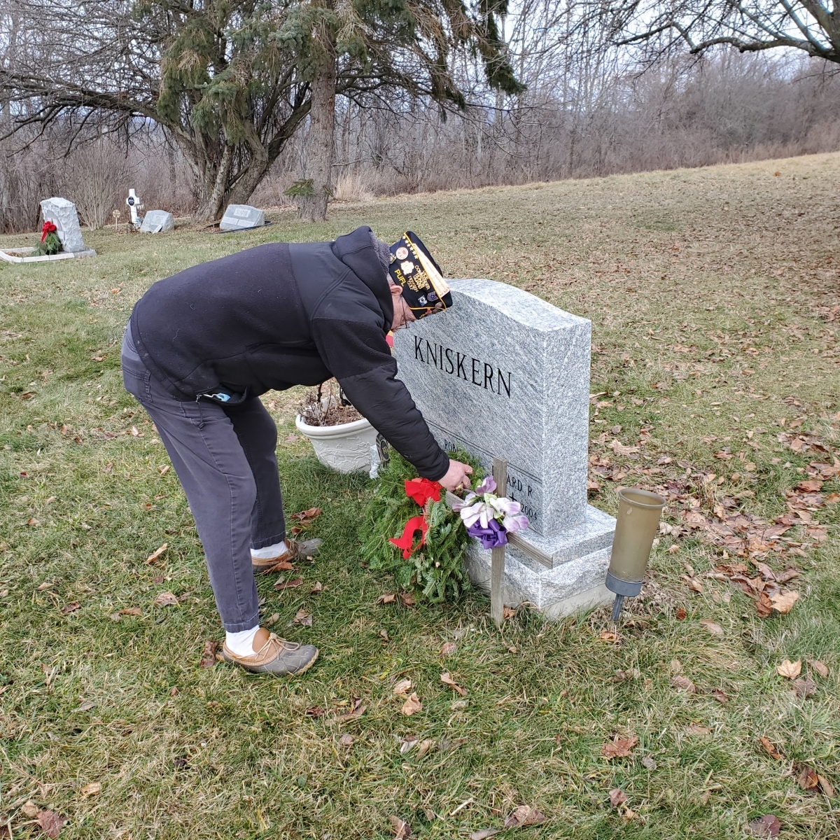 Placing of  Wreath by Post 57  First Vice Commander