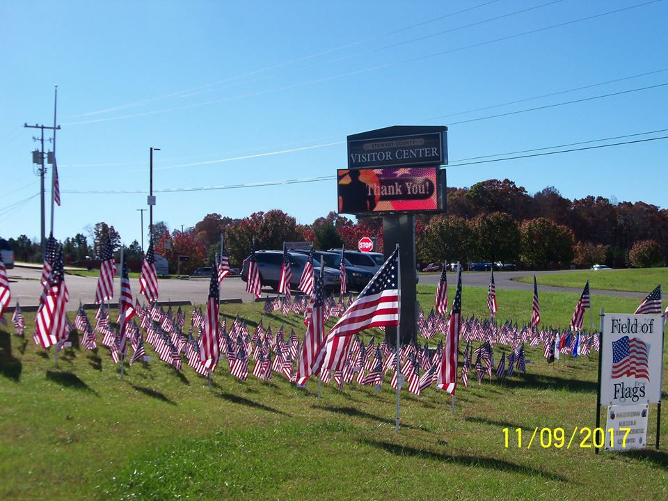 November 11, 2017. Field of Flags Display