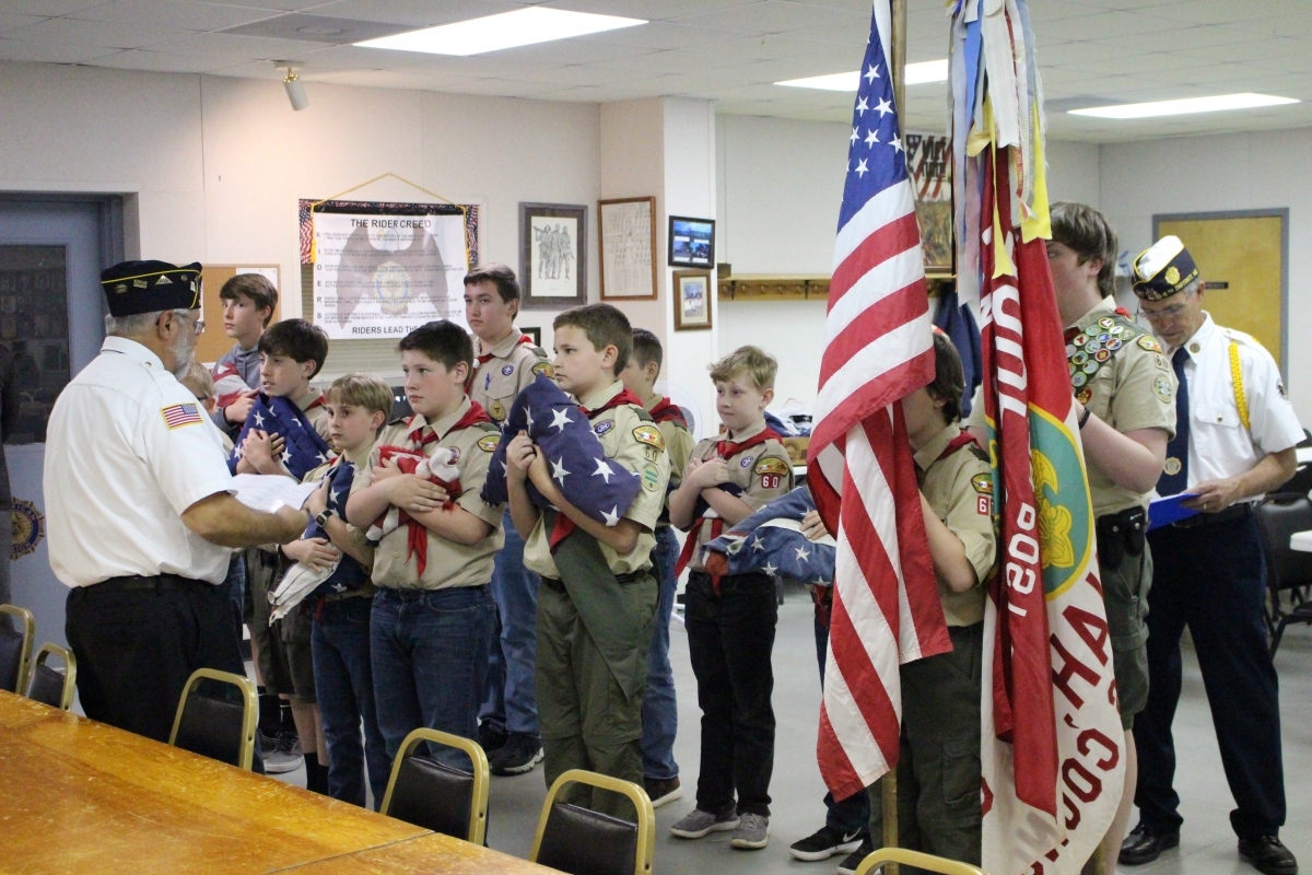 Part I - Flag Etiquette and Flag Retirement Program presented to Boy ...