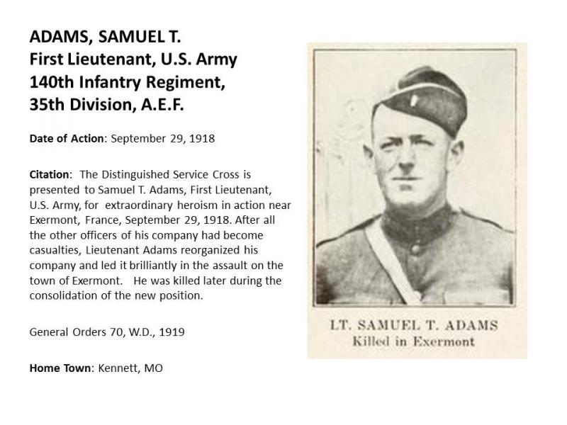 Lt. Samuel T. Adams