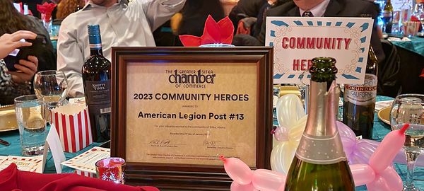 Community Heroes Award - Chamber of Commerce Sitka 2023