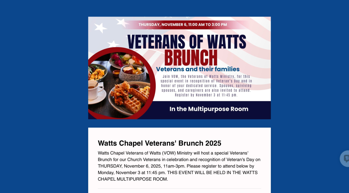 Watts Chapel Veterans' Brunch 3