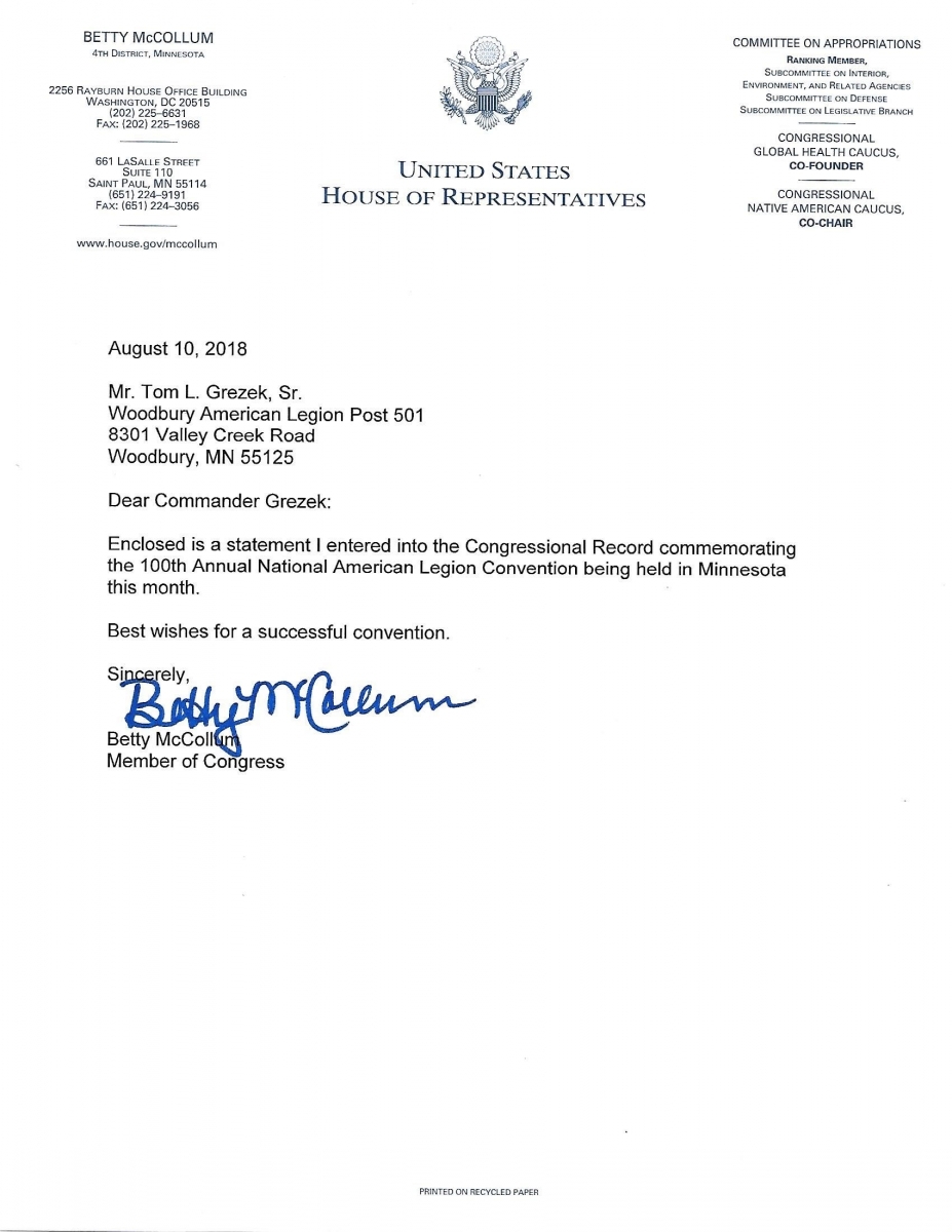 American Legion Proclamation